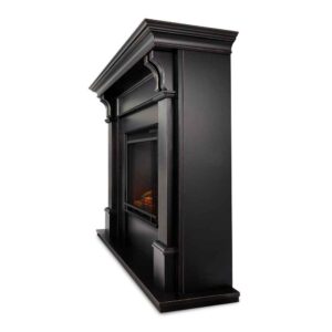 Real Flame 7100E-BW 7100E Ashley Electric Fireplace, Medium, Blackwash