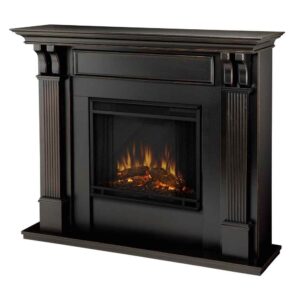 Real Flame 7100E-BW 7100E Ashley Electric Fireplace, Medium, Blackwash