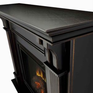 Real Flame 7100E-BW 7100E Ashley Electric Fireplace, Medium, Blackwash