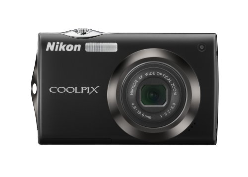 Nikon Coolpix S4000 12 MP Digital Camera with 4x Optical Vibration Reduction (VR) Zoom and 3.0-Inch Touch-Panel LCD (Black)