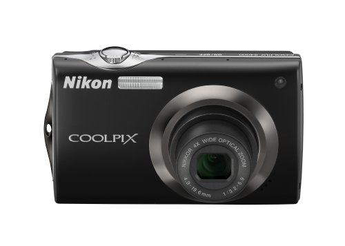 Nikon Coolpix S4000 12 MP Digital Camera with 4x Optical Vibration Reduction (VR) Zoom and 3.0-Inch Touch-Panel LCD (Black)