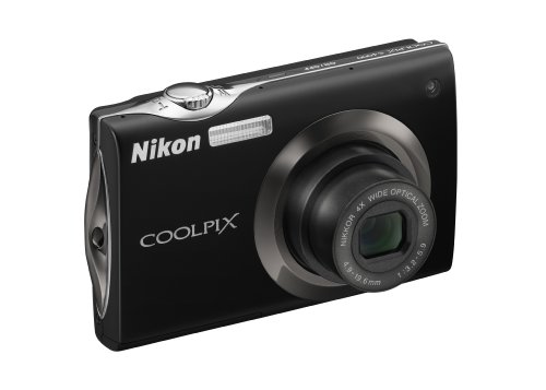 Nikon Coolpix S4000 12 MP Digital Camera with 4x Optical Vibration Reduction (VR) Zoom and 3.0-Inch Touch-Panel LCD (Black)