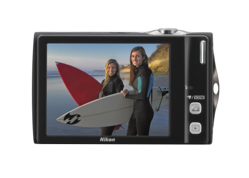 Nikon Coolpix S4000 12 MP Digital Camera with 4x Optical Vibration Reduction (VR) Zoom and 3.0-Inch Touch-Panel LCD (Black)