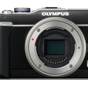 OM SYSTEM OLYMPUS PEN E-PL1 12.3MP Live MOS Micro Four Thirds Mirrorless Digital Camera with 14-42mm f/3.5-5.6 Zuiko Digital Zoom Lens (Champagne Silver)