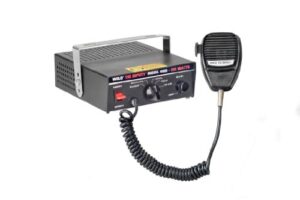 wolo (4100) the deputy 100 watt electronic siren, p.a system and radio rebroadcast - 12 volt