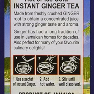 Caribbean Dreams Instant Ginger Tea Un-Sweetened, 0.14 Oz, 14 Sachets