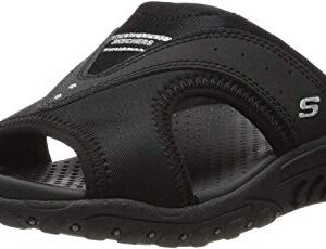 Skechers Women's Reggae Sun Fest Sandal, Black, 11 M US