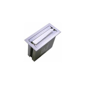 bobrick b-526 paper towel dispenser, 12 3/4 x 6 trimline series countertop mount - satin finish stainless steel