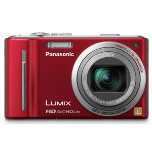 panasonic lumix dmc-zs7 12.1 mp digital camera with 12x optical image stabilized zoom and 3.0-inch lcd (red)