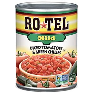 rotel mild diced tomatoes and green chilies, 10 oz. (pack of 12)