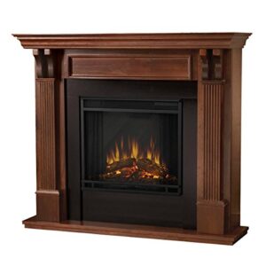 real flame 7100e-m 7100e ashley electric fireplace, medium, mahogany