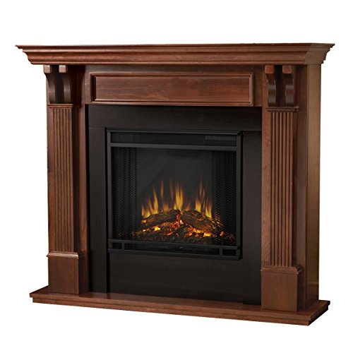 Real Flame 7100E-M 7100E Ashley Electric Fireplace, Medium, Mahogany