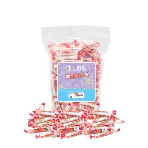 smarties candy bulk rolls gluten free & vegan assorted flavor treats pineapple, cherry, strawberry, grape, orange & delicious snacking bulk candy individually wrapped sweet delights 1 pound bulk case
