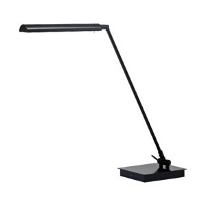house of troy g350-blk generation collection 11-inch to 22-inch adjustable led desk/piano lamp, black