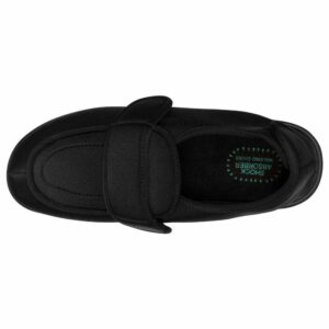 Propét Womens Cronus Walking Shoes, Black, 11 Wide US