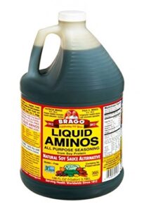 bragg liquid aminos all purpose seasoning – soy sauce alternative – gluten free, no gmo’s, kosher certified, 1 gallon