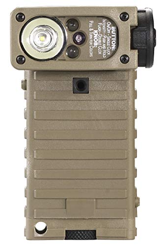 Streamlight 14032 Sidewinder 55-Lumen Military Tactical Flashlight with Articulating Head and Batteries, Coyote