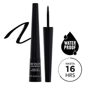 Revlon Colorstay Liquid Eyeliner, Waterproof, Smudgeproof, Longwearing Eye Makeup with Ultra-fine Tip, Black