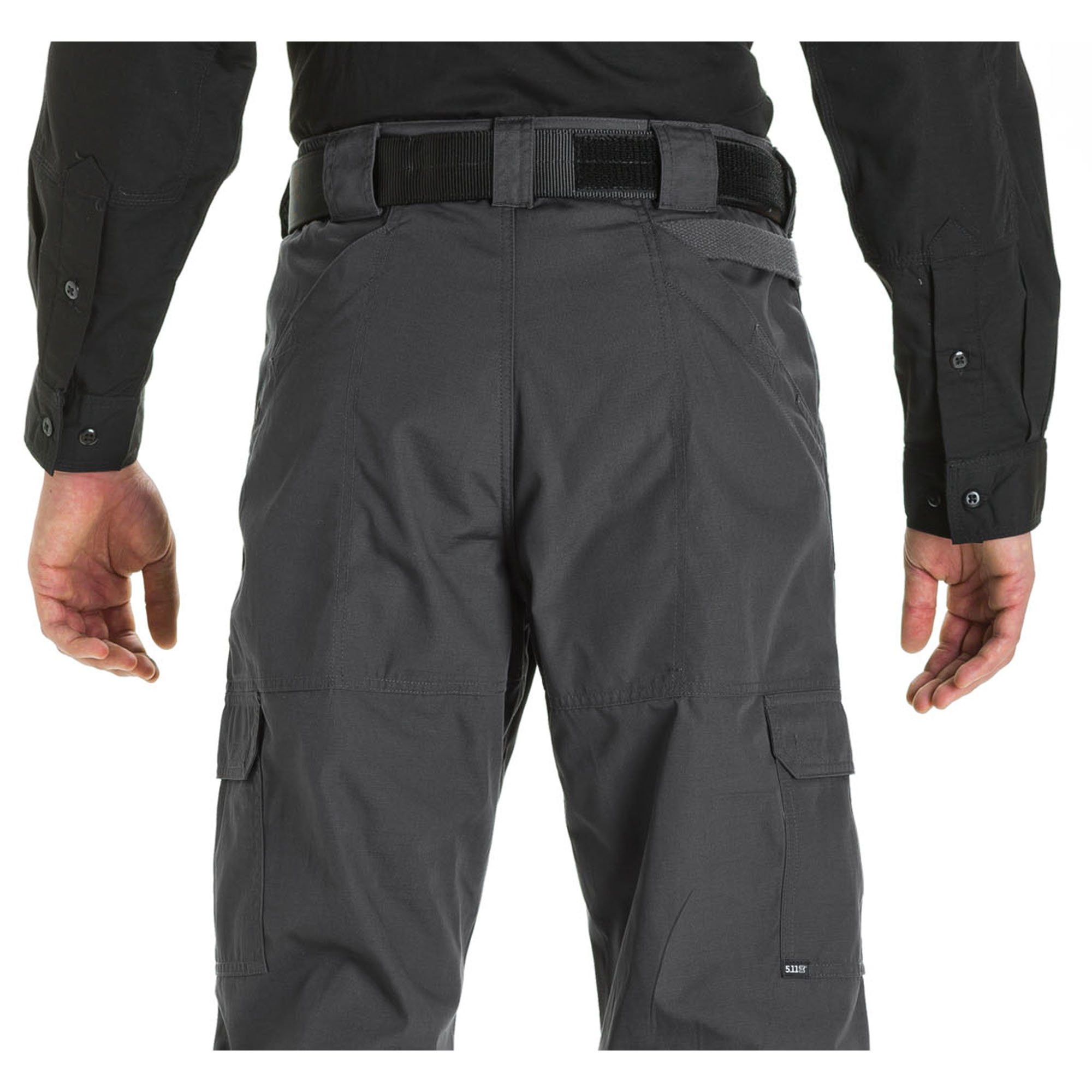 5.11 Tactical Men's Taclite Pro Lightweight Performance Pants, Cargo Pockets, Action Waistband, Charcoal, 36W x 30L, Style 74273