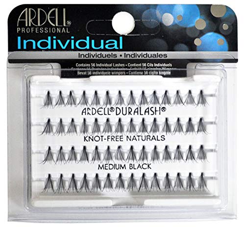 Ardell Duralash Naturals Flares Knot-free Medium Black, 56 Count (Pack of 6)
