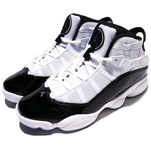 Jordan Mens 6 Rings White Black Dark Concord Size 12