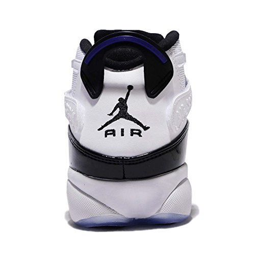 Jordan Mens 6 Rings White Black Dark Concord Size 12