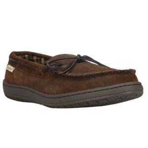 L.B. Evans Hideaways Men's Marion Moccassin,Chocolate,10 3E US