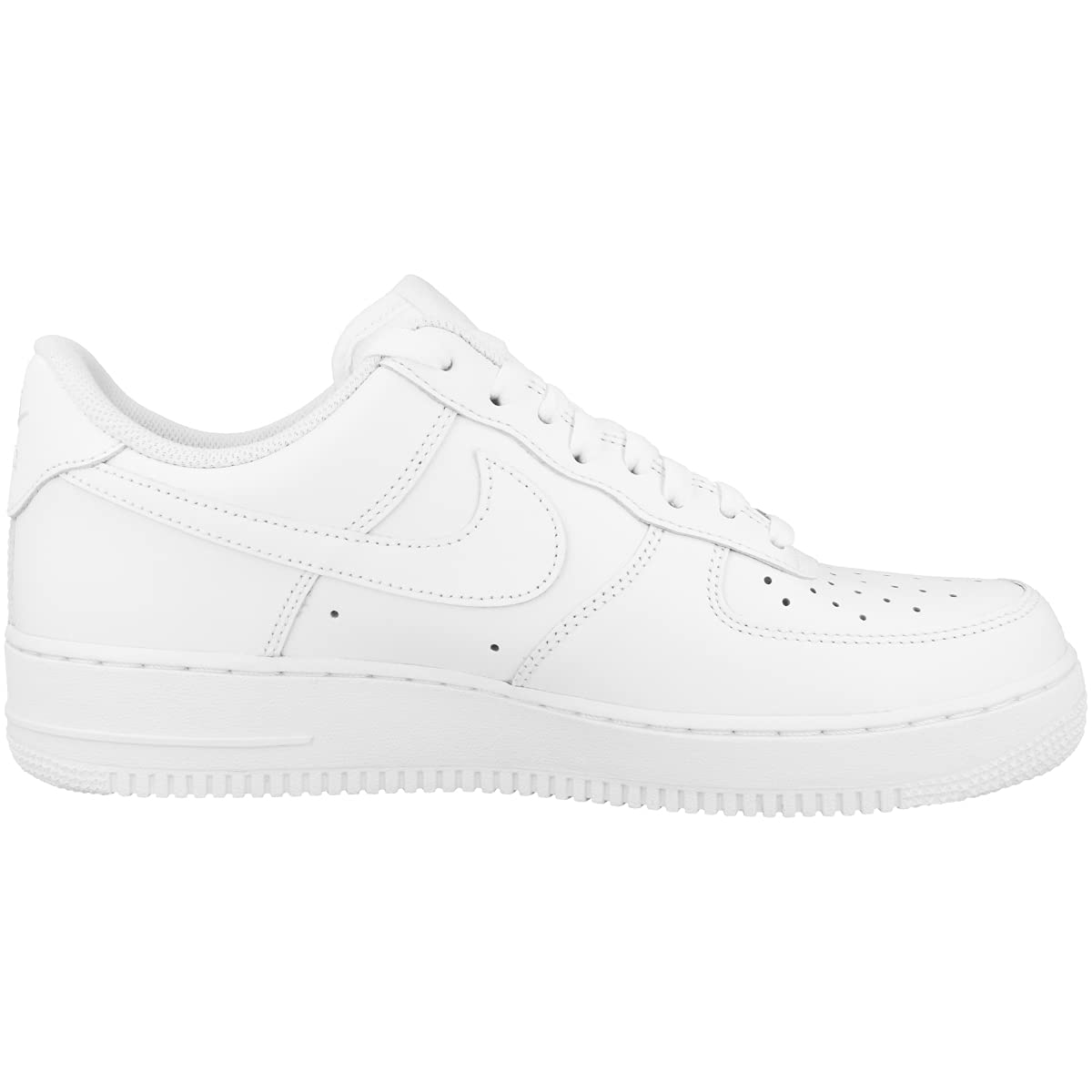 Nike Womens WMNS Air Force 1 '07 315115 112 White on White - Size 5W