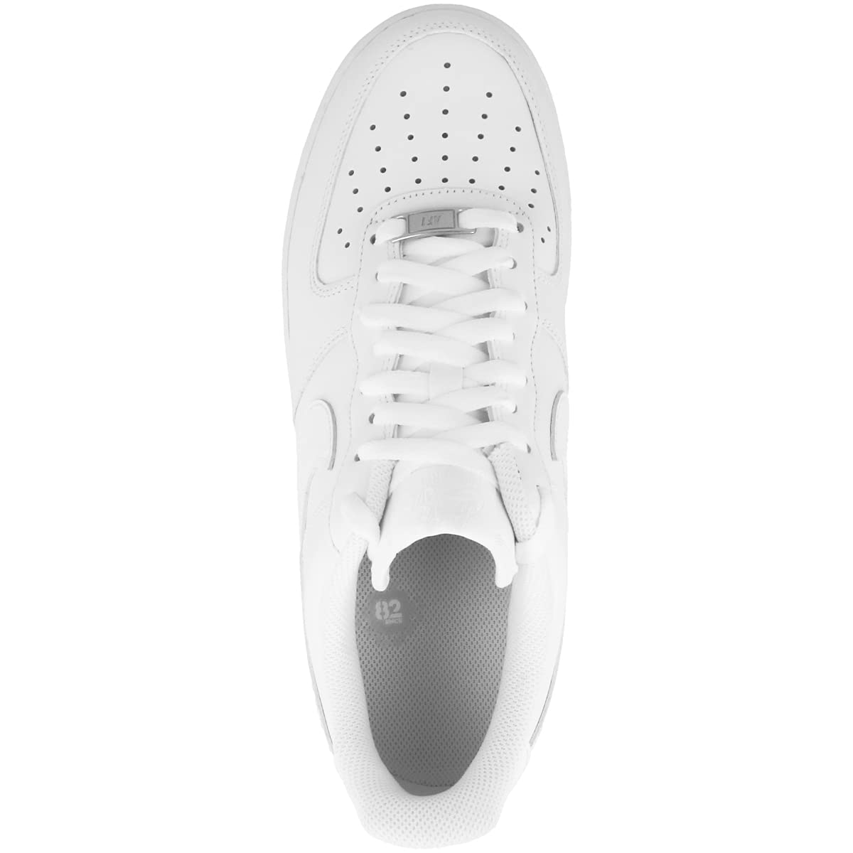 Nike Womens WMNS Air Force 1 '07 315115 112 White on White - Size 5W