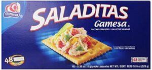 gamesa saladitas crackers, 48 count (pack of 1)