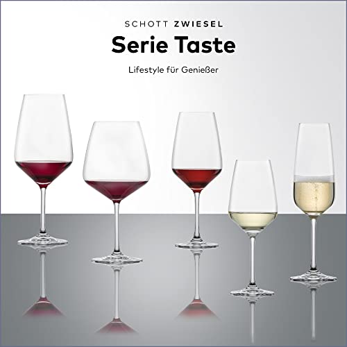 Schott Zwiesel 115670 Wine Glass, Clear, 12.8 fl oz (356 ml), TASTE White Wine, Pack of 6