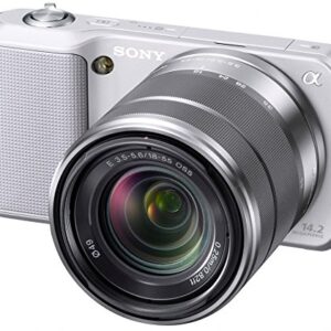 Sony Alpha NEX-3 Interchangeable Lens Digital Camera w/18-55mm Lens (Silver)- 14.2 Mpix