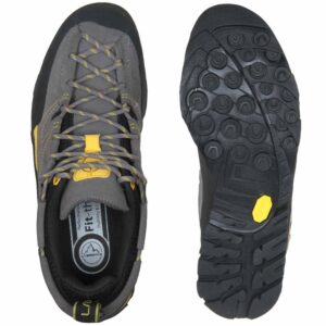 LA SPORTIVA Unisex's Low Hiking Shoes, Multicolor Grey Yellow 000, 43 EU