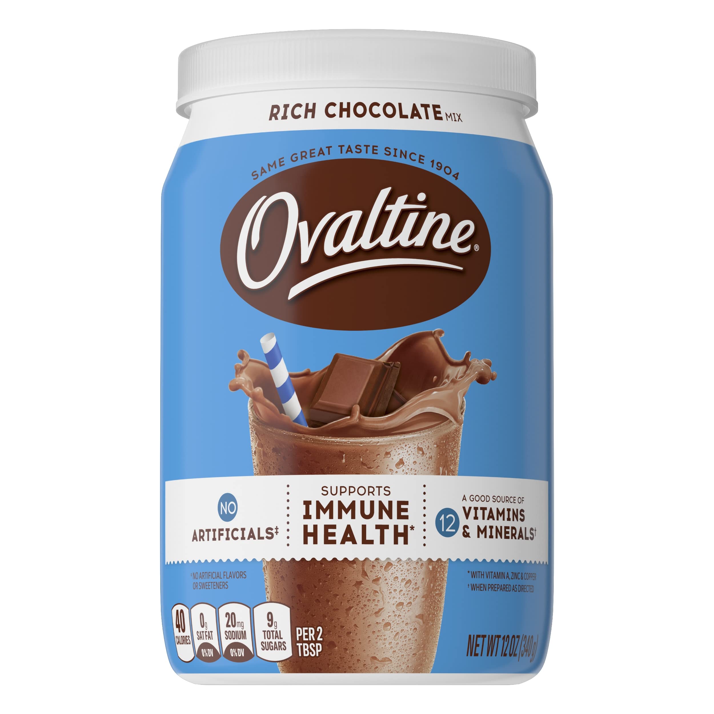 Ovaltine Rich Chocolate - 12 oz (Pack of 6)