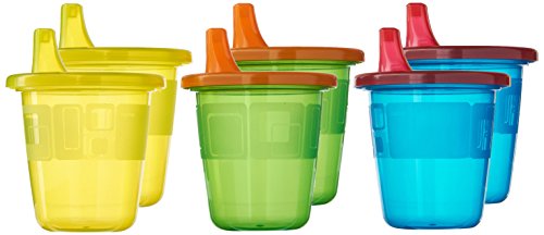 The First Years Take and Toss Spill-Proof Sippy Cup, Assorted, Pack of 6