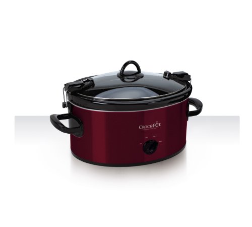 Crock-Pot 6-Quart Cook & Carry Oval Manual Portable Slow Cooker, Red - SCCPVL600-R