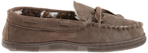 MUK LUKS Men's Paul Slipper, Chocolate, 9