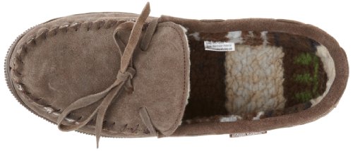 MUK LUKS Men's Paul Slipper, Chocolate, 9