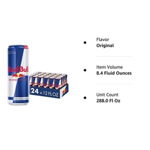 Red Bull Energy Drink, 12 Fl Oz, 24 Cans