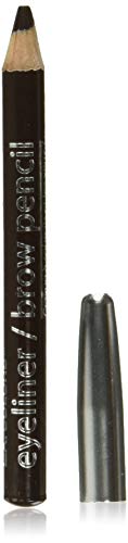 L.A. Colors 2-Piece Eyeliner/Brow Pencil with Sharpener, Dark Brown