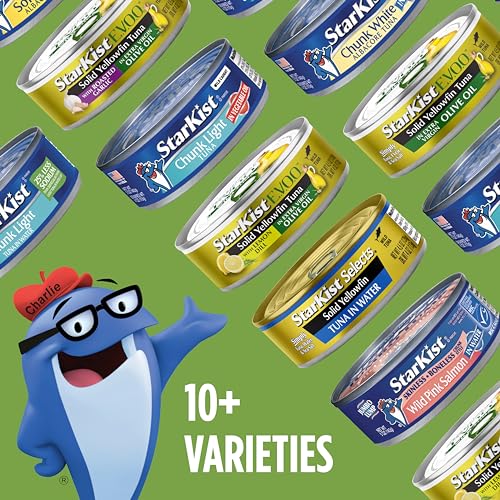 StarKist E.V.O.O. Solid Yellowfin/light Tuna in Extra Virgin Olive Oil - 4.5 oz Can (Pack of 12)(Packaging may vary)