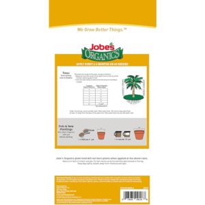 Jobe’s Organics Granular Fertilizer, Organic Fertilizer for Palm Trees and Plants, 4 lbs Bag