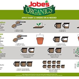 Jobe’s Organics Granular All Purpose Fertilizer, Easy Plant Care Fertilizer for Vegetables, Flowers, Shrubs, Trees, and Plants, 4 lbs Bag