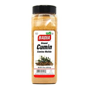 badia spices, cumin seed ground, yellow multi (087881), 16 oz