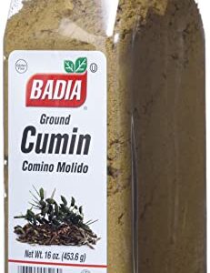 Badia Spices, Cumin Seed Ground, Yellow Multi (087881), 16 Oz