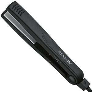 revlon smooth and straight ceramic flat iron | fast results, smooth styles (1 in)