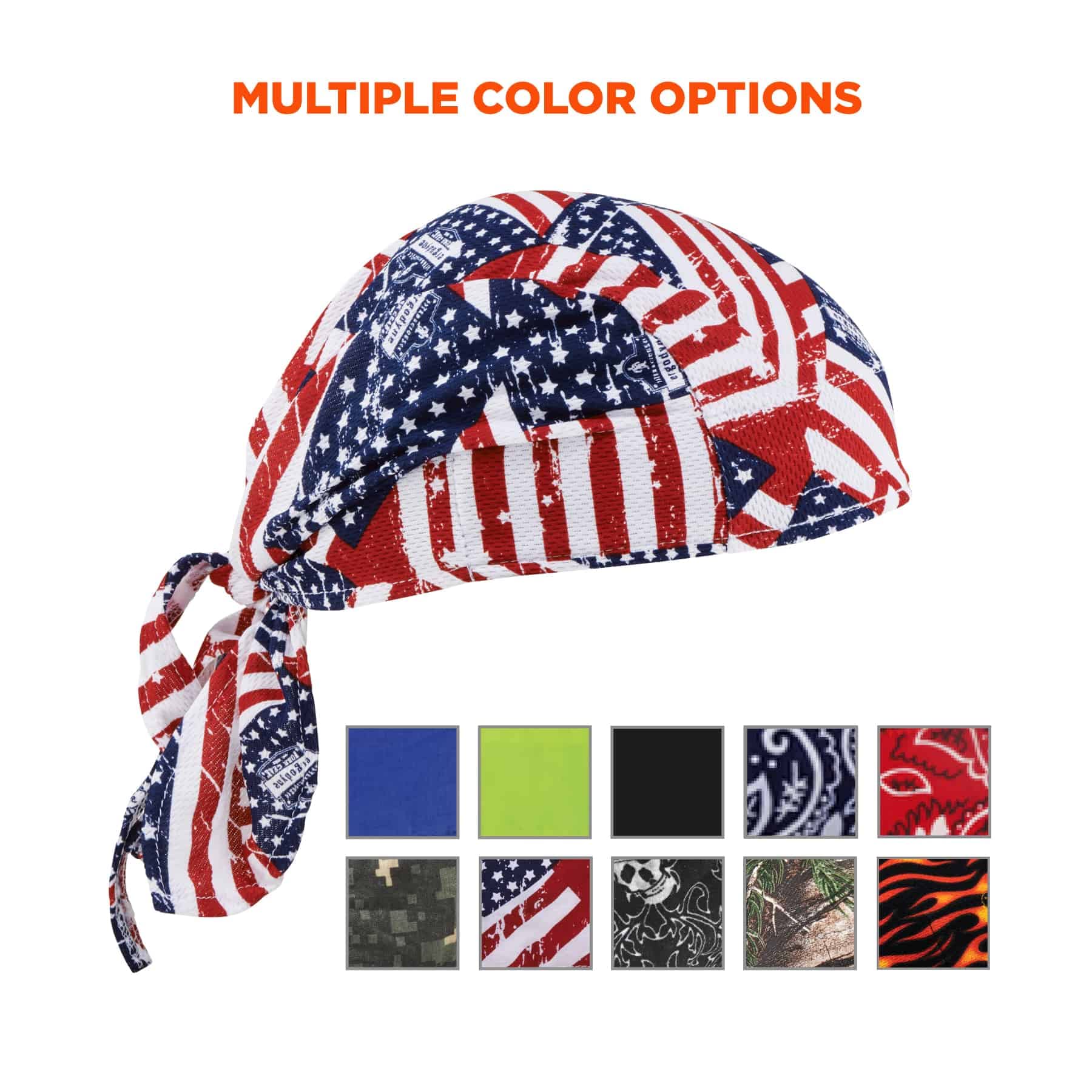 Ergodyne Unisex Adult Bandanas Tools, Stars And Stripes