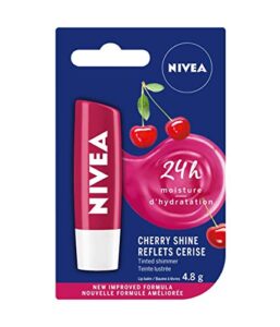 nivea lip care fruity shine cherry 4.8g