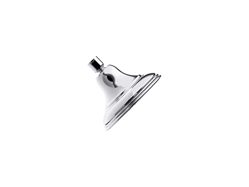 KOHLER 10391-AK-CP Devonshire Single-Function Showerhead, Single Spray Setting, 5-15/16" Sprayface, 2.5 GPM, Polished Chrome