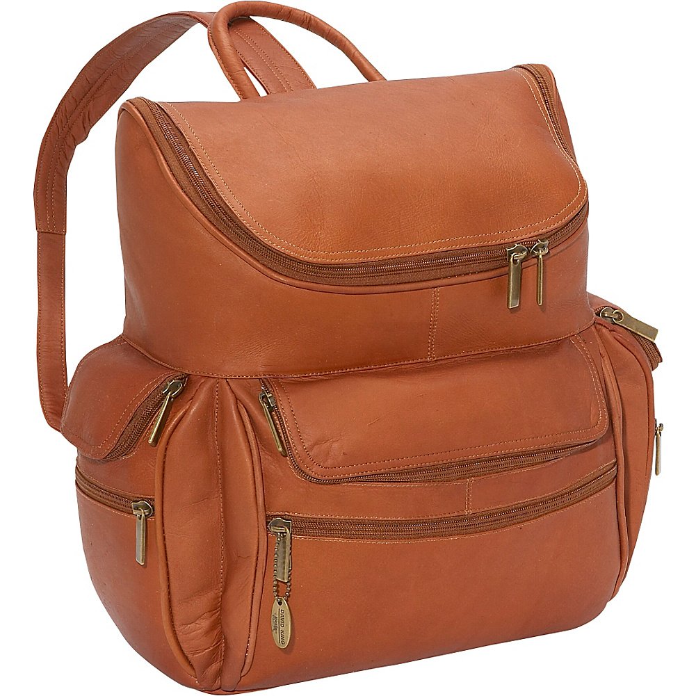 David King & Co. Computer Back Pack, Tan, One Size